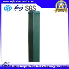 Security Metal Fencing PVC Coated Square Post